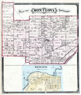 Mon Clova Township, Maumee River, Lucas County and Part of Wood County 1875 Including Toledo